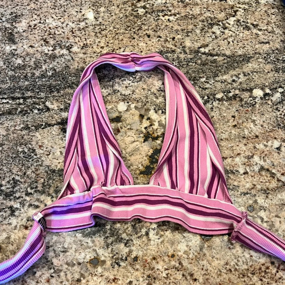 Colorful Halter Tank Top - Picture 2 of 2